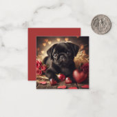 Flat Note-kaart Notitiekaartje (Voorkant / Achterkant in situ)