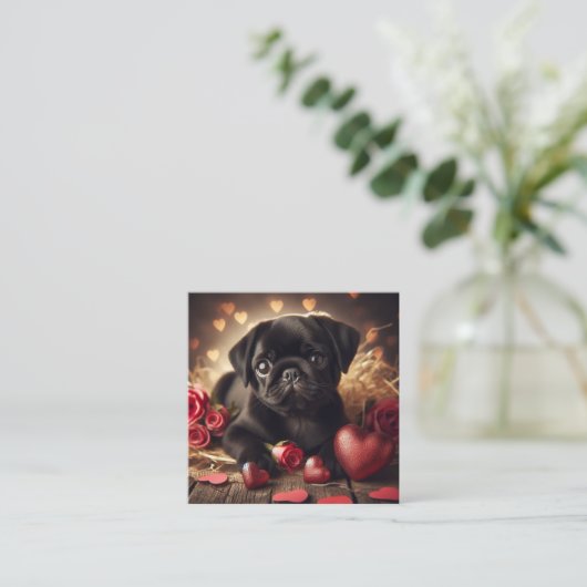 Flat Note-kaart Notitiekaartje (Staand voorkant)