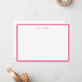 Flat Note-kaart Notitiekaartje (Voorkant / Achterkant in situ)