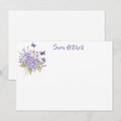 Flat Note-kaart Notitiekaartje (Voorkant / Achterkant)