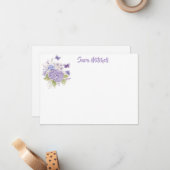 Flat Note-kaart Notitiekaartje (Voorkant / Achterkant in situ)