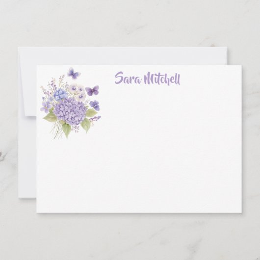 Flat Note-kaart Notitiekaartje (Voorkant)