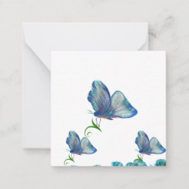 Flat Note-kaart Notitiekaartje