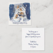 Flat Note-kaart Notitiekaartje (Voorkant / Achterkant)