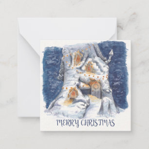 Flat Note-kaart Notitiekaartje