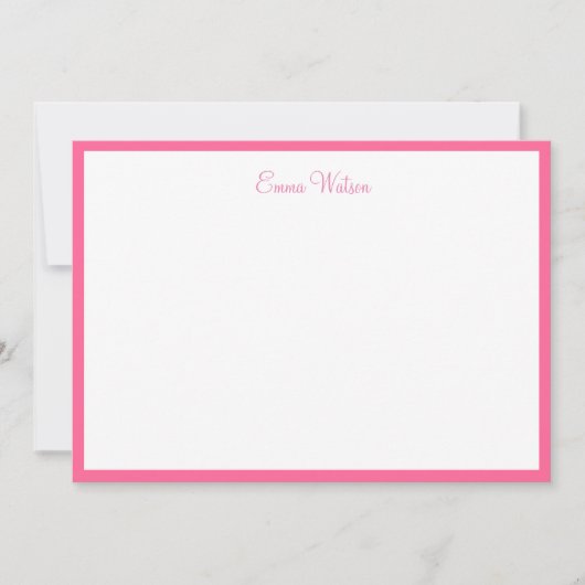 Flat Note-kaart Notitiekaartje (Voorkant)