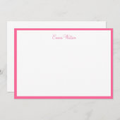 Flat Note-kaart Notitiekaartje (Voorkant / Achterkant)