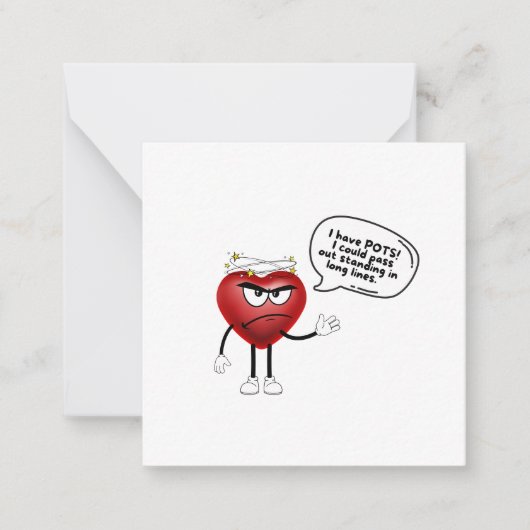 Flat Note-kaart Notitiekaartje (Voorkant)