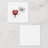 Flat Note-kaart Notitiekaartje (Voorkant / Achterkant)