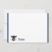 Flat Note Kaart-Taurus Notitiekaartje (Voorkant)