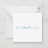 FLAT NOTE-KAART: WILLIAM MORRIS: MARIGOLD NOTITIEKAARTJE (Achterkant)