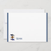 Flat Note Kaart-Zodiac Gemini Notitiekaartje (Voorkant)