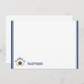 Flat Note Kaart-Zodiac Sagittarius Notitiekaartje (Voorkant / Achterkant)