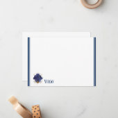 Flat Note Kaart-Zodiac Virgo Notitiekaartje (Voorkant / Achterkant in situ)