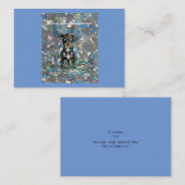 Flat Notecard met Animal Shelter Bericht Notitiekaartje (Voorkant / Achterkant)