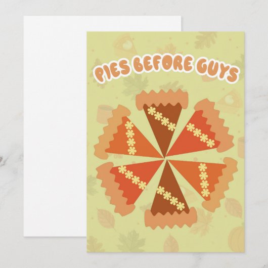 Flat one - sided card bedankkaart (Voorkant / Achterkant)