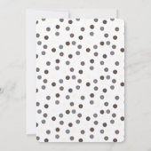 Flat panel bruin fret dank u kaarten (Achterkant)