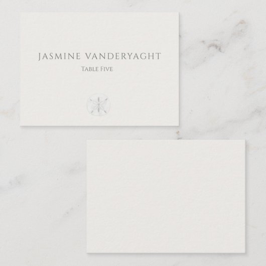 Flat Place Card Plaatskaartje (Voorkant / Achterkant)