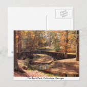 Flat Rock Park Columbus Georgia Post Card Briefkaart (Voorkant / Achterkant)