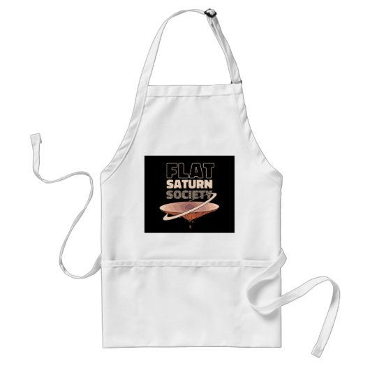 Flat Saturn Genootschap - Wetenschappelijk ontwerp Standaard Schort (Voorkant)