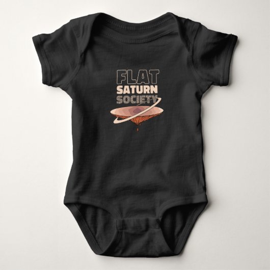 Flat Saturn Society - Wetenschap Design Romper (Voorkant)