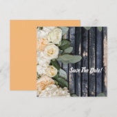 Flat Save De Datum Kaart Rustiek (Voorkant / Achterkant)