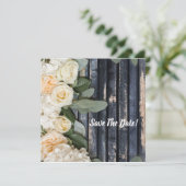 Flat Save De Datum Kaart Rustiek (Staand voorkant)