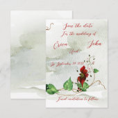 Flat save the date (Voorkant / Achterkant)