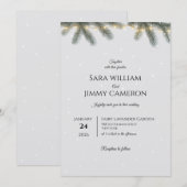 Flat Save The Date Card (Voorkant / Achterkant)