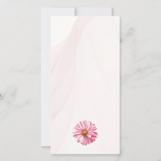 Flat Save The Date Card (Achterkant)