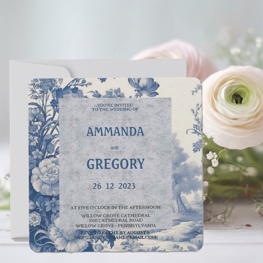 Flat Save The Date Card