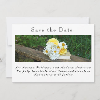 Flat Save The Date Card