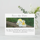 Flat Save The Date Card (Staand voorkant)