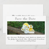 Flat Save The Date Card (Voorkant / Achterkant)