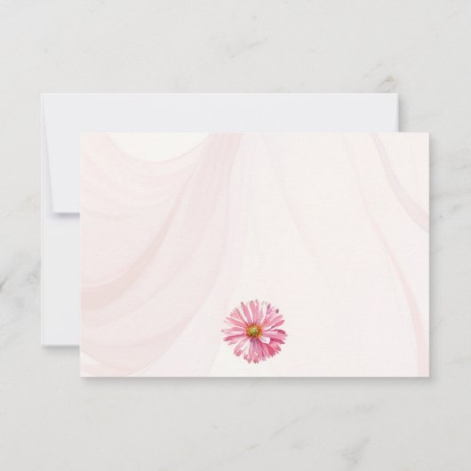 Flat Save The Date Card (Achterkant)