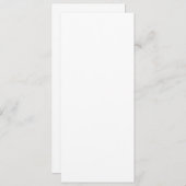 Flat Save The Date Card (Voorkant / Achterkant)