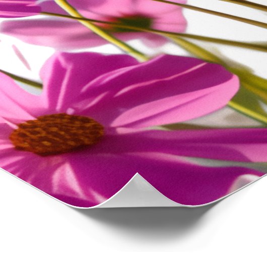 Flat Save The Date Card Poster (Hoek)