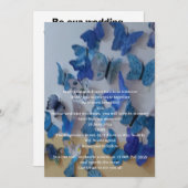 Flat Save The Date Card Wedding  (Voorkant / Achterkant)