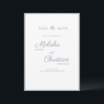 Flat Save The Date kaart voor een bruiloft.<br><div class="desc">Flat Save The Date kaart voor een bruiloft in een moderne stijl,  pastelkleuren.</div>