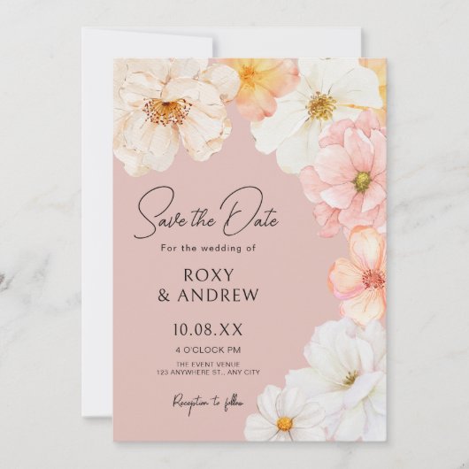 Flat Save Wedding The Date (Voorkant)