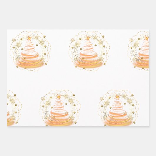 Flat Sheet Set van 3 Inpakpapier Vel (Voorkant 3)