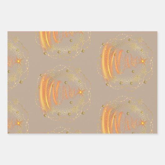 Flat Sheet Set van 3 Inpakpapier Vel (Voorkant 2)