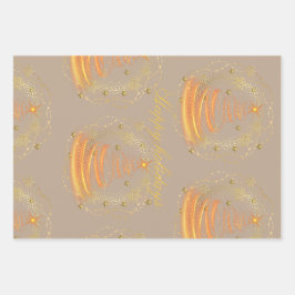 Flat Sheet Set van 3 Inpakpapier Vel