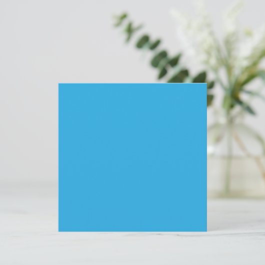 Flat Sky Blue Background for Web & Print Feestdagenkaart (Staand voorkant)