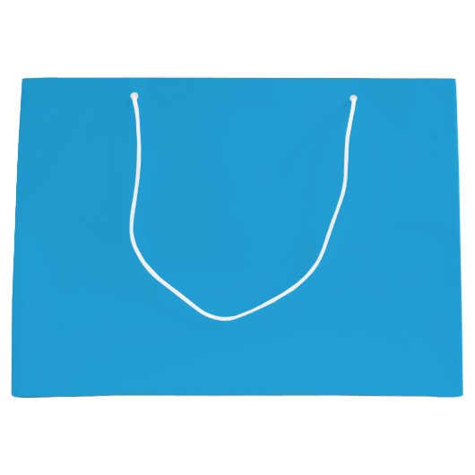 Flat Sky Blue Background for Web & Print Groot Cadeauzakje (Voorkant)