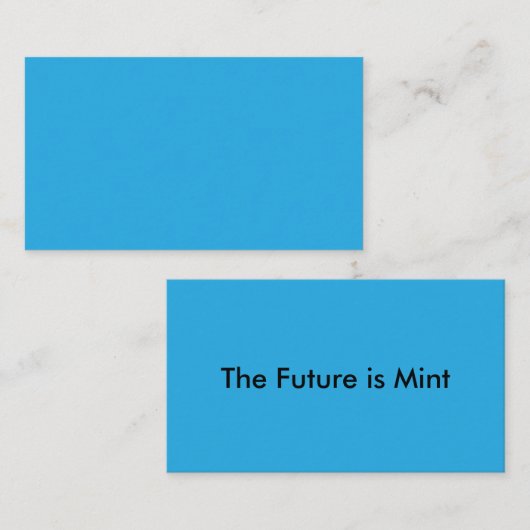 Flat Sky Blue Background for Web & Print Informatiekaartje (Voorkant / Achterkant)