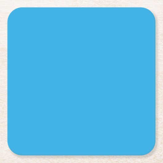 Flat Sky Blue Background for Web & Print Kartonnen Onderzetters (Voorkant)