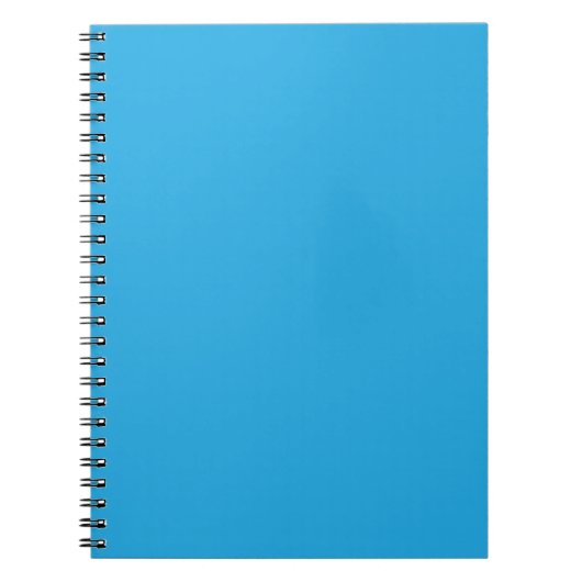 Flat Sky Blue Background for Web & Print Notitieboek (Voorkant)
