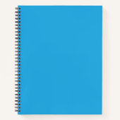 Flat Sky Blue Background for Web & Print Notitieboek (Voorkant)