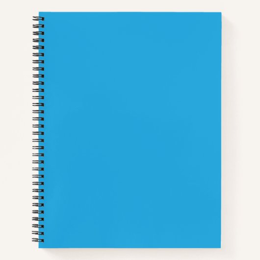 Flat Sky Blue Background for Web & Print Notitieboek (Voorkant)